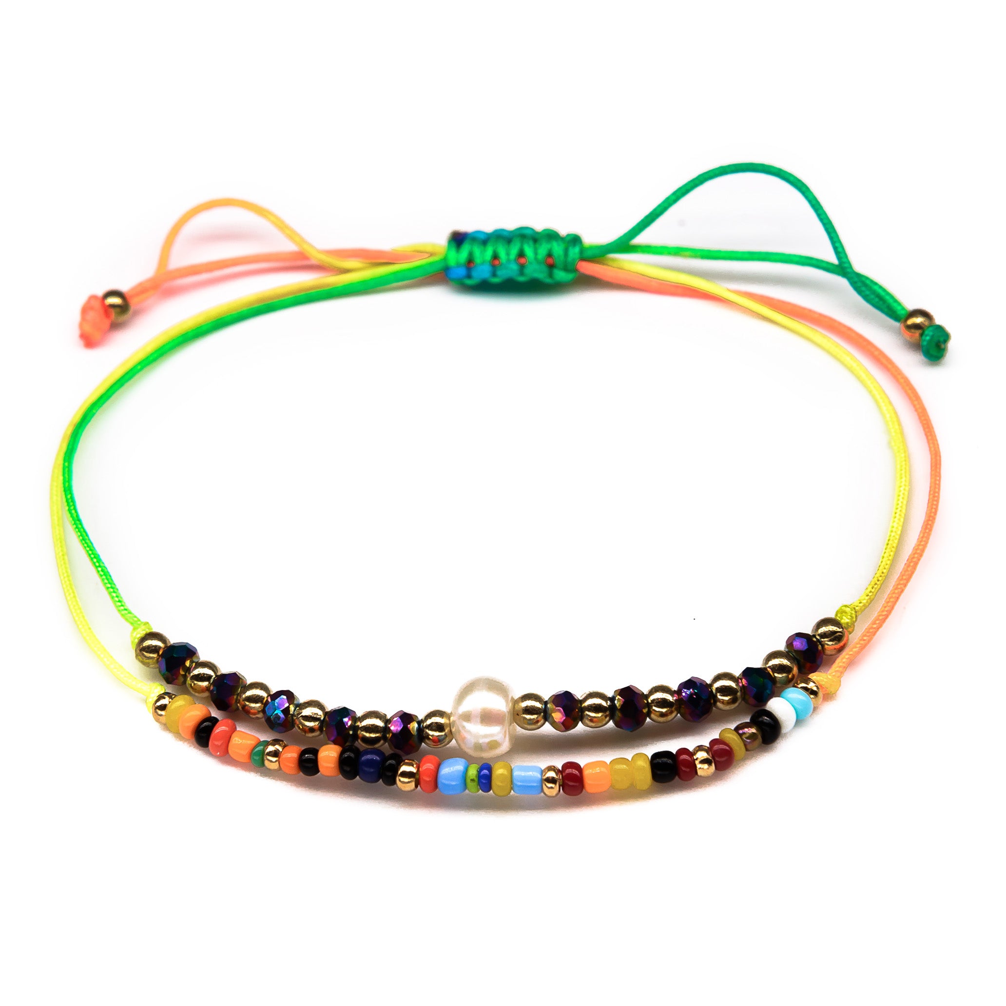 Rainbow Seed Bead Bracelet